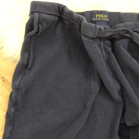 Polo by Ralph Lauren Knit Lounge Joggers, Navy, XL - Picture 4 of 5